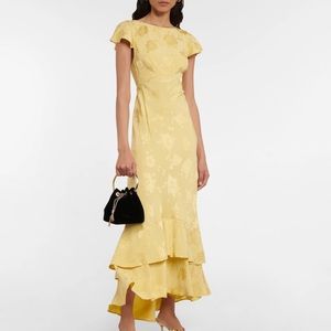 Rixo Liberty Floral Jacquard Midi Dress - Never Worn - With Tags!!